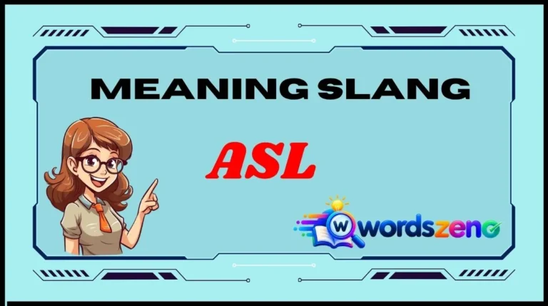 ASL Meaning Slang