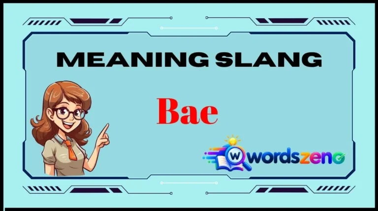 Bae Meaning Slang