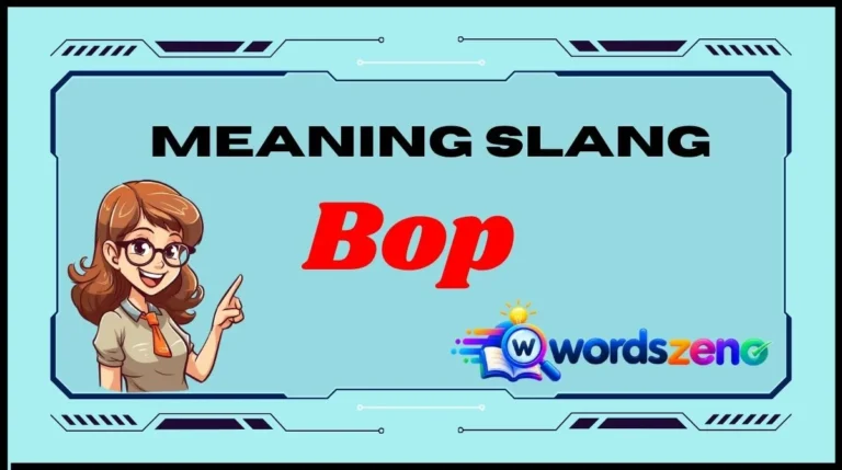 Bop Slang Meaning
