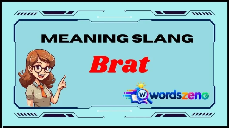 Brat Meaning Slang