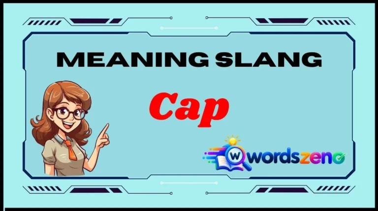 Cap Slang Meaning