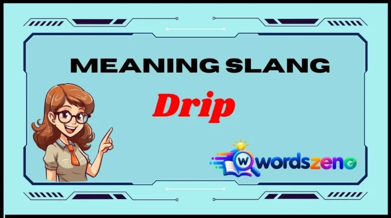 Drip Meaning Slang