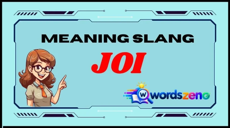 JOI Meaning Slang