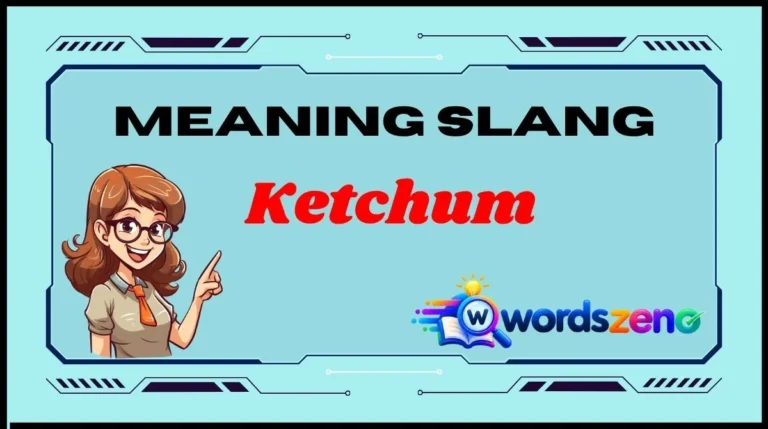 Ketchum Meaning Slang