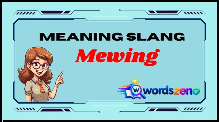 Mewing Meaning Slang