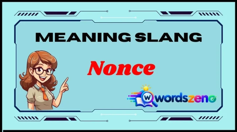 Nonce Meaning Slang