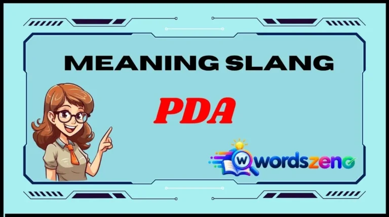 PDA Meaning Slang