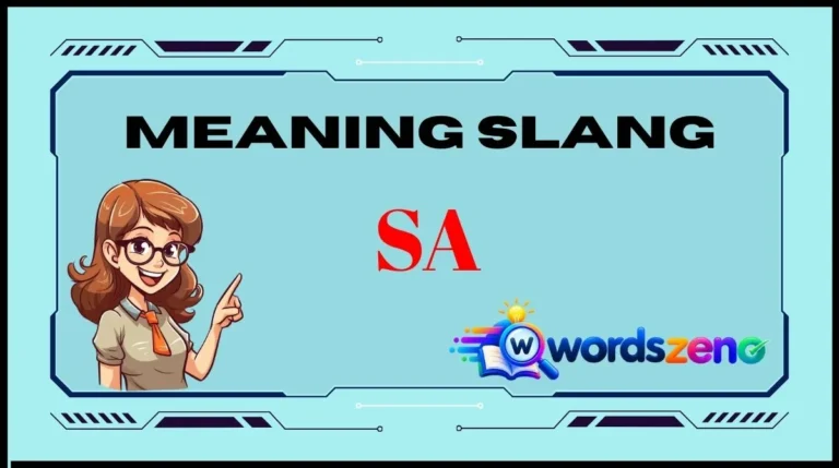 SA Meaning Slang