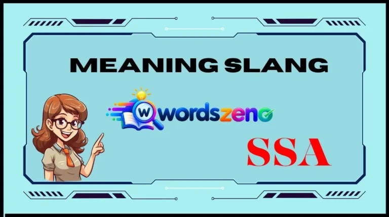 SSA Meaning Slang