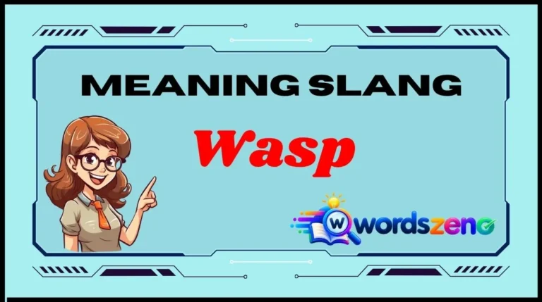 Wasp Meaning Slang