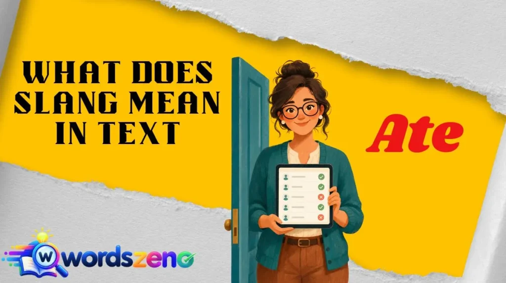 What Does “ate slang meaning” Mean in Text?