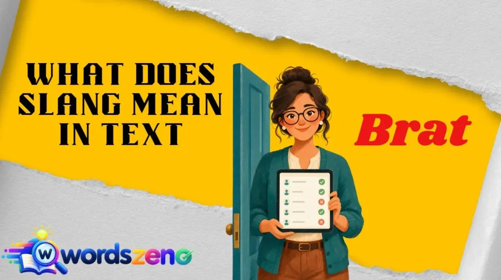 What Does “brat meaning slang” Mean in Text?