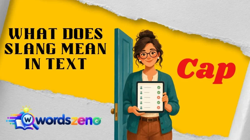 What Does “Cap Slang Meaning” Mean in Text?