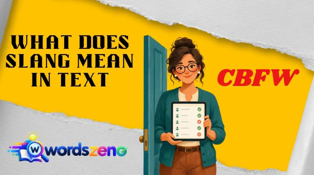 What Does “CBFW” Mean in Text?