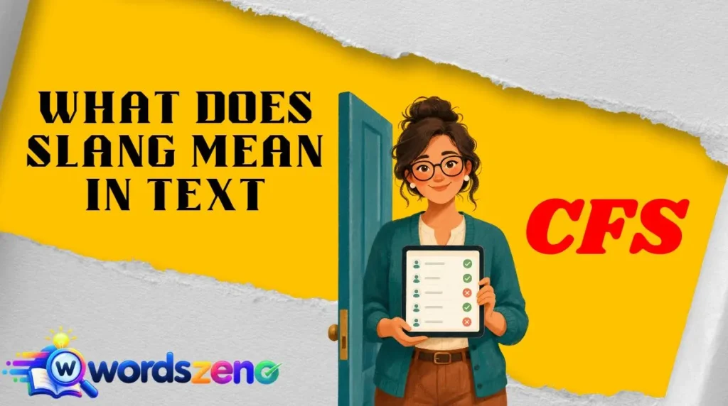 What Does “CFS Meaning Slang” Mean in Text?
