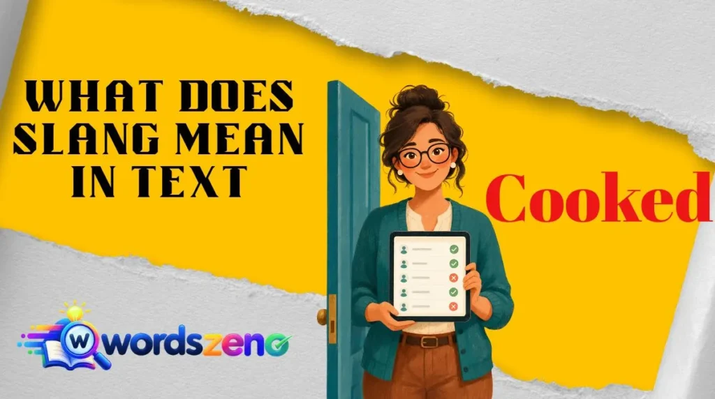 What Does “cooked slang meaning” Mean in Text?