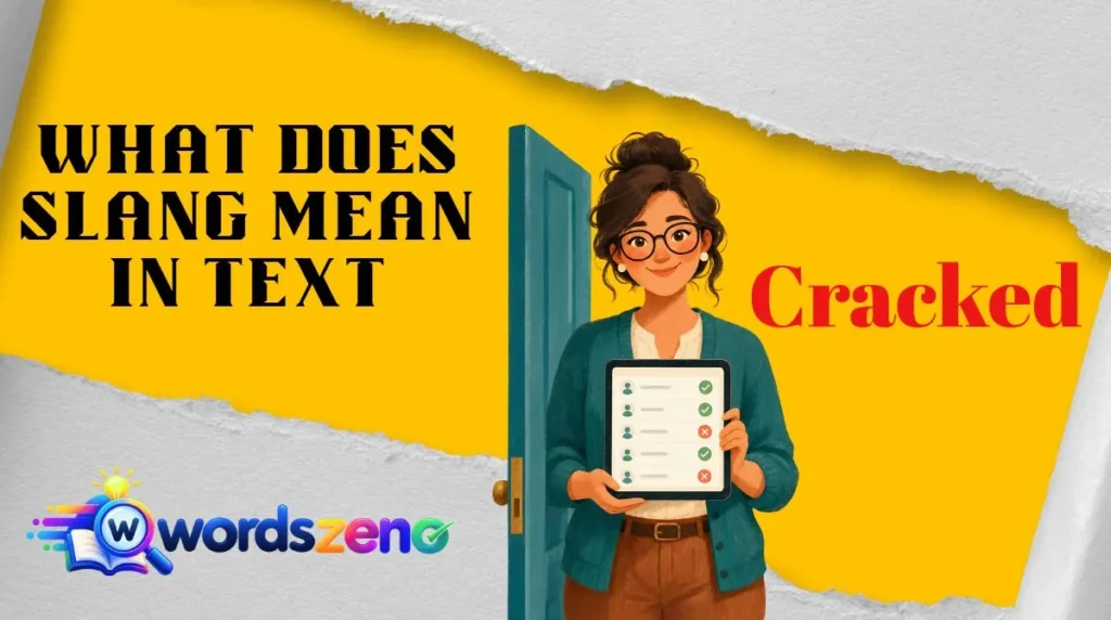 What Does “Cracked Meaning Slang” Mean in Text?