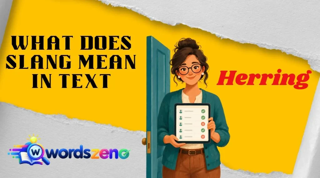 What Does “herring meaning slang” Mean in Text?