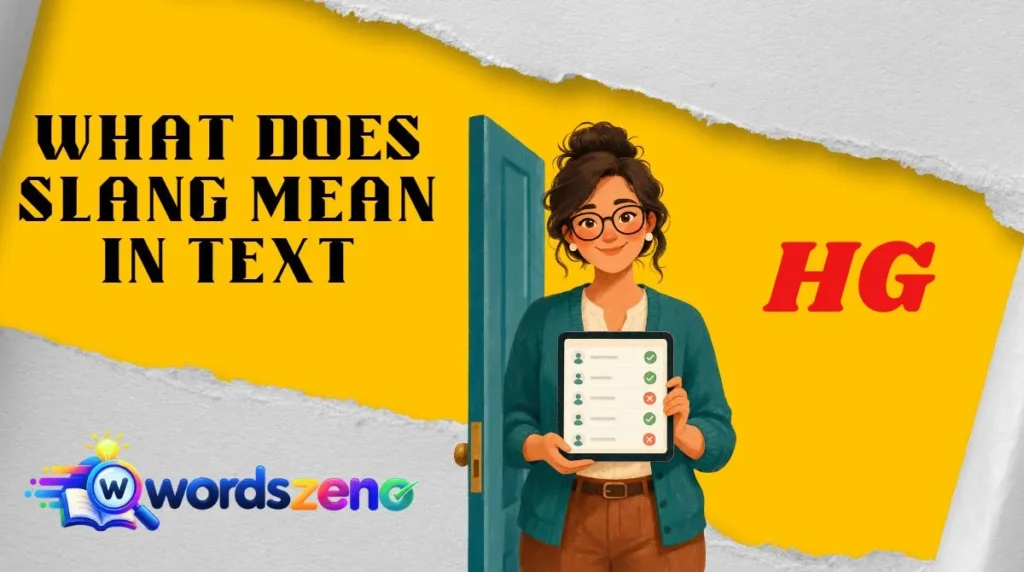 What Does “HG Meaning Slang” Mean in Text?