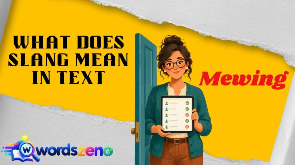 What Does “Mewing Meaning Slang” Mean in Text?
