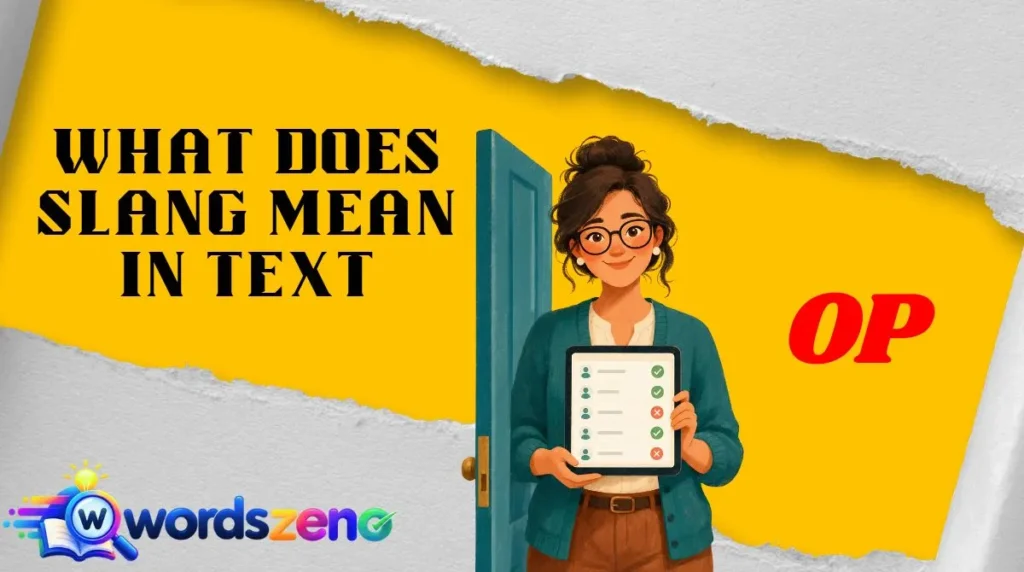 What Does “OP Meaning Slang” Mean in Text?