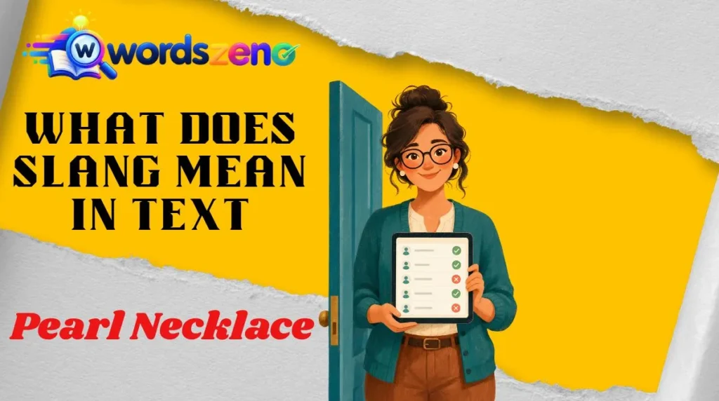 What Does “pearl necklace meaning slang” Mean in Text?