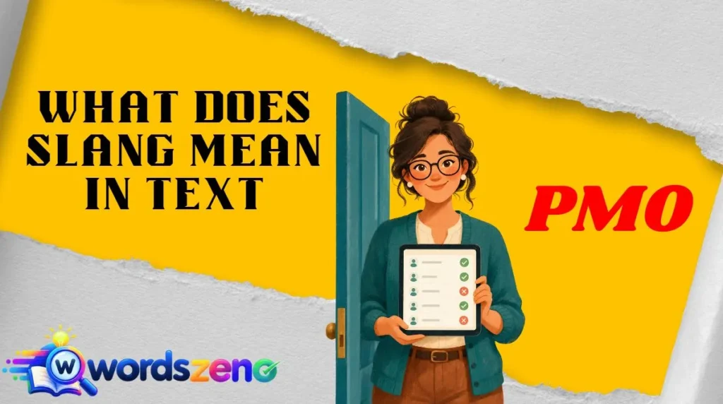 What Does “PMO Meaning Slang” Mean in Text?