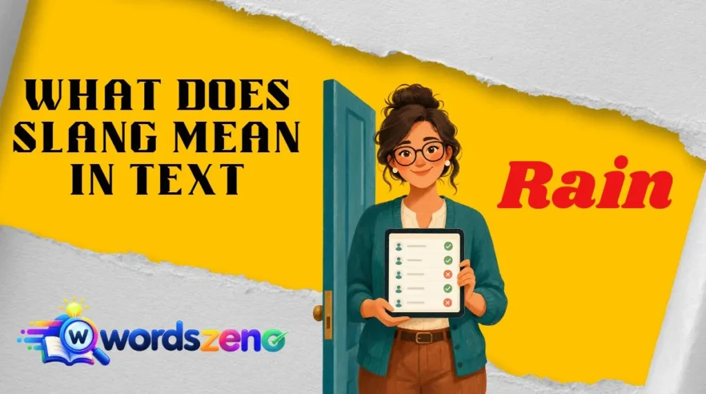 What Does “rain check meaning slang” Mean in Text?
