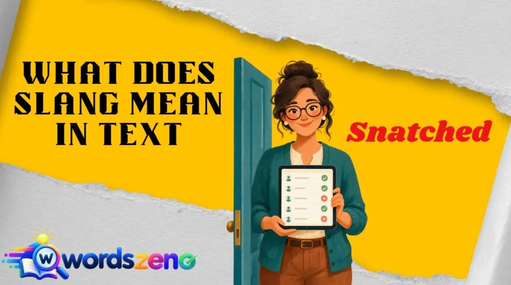 What Does “snatched meaning slang” Mean in Text?