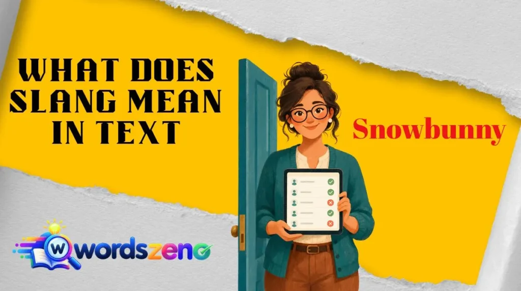 What Does “snowbunny meaning slang” Mean in Text?