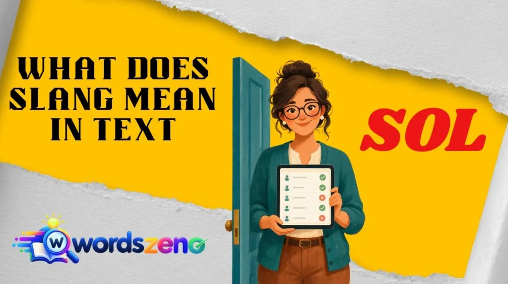 What Does “SOL Meaning Slang” Mean in Text?