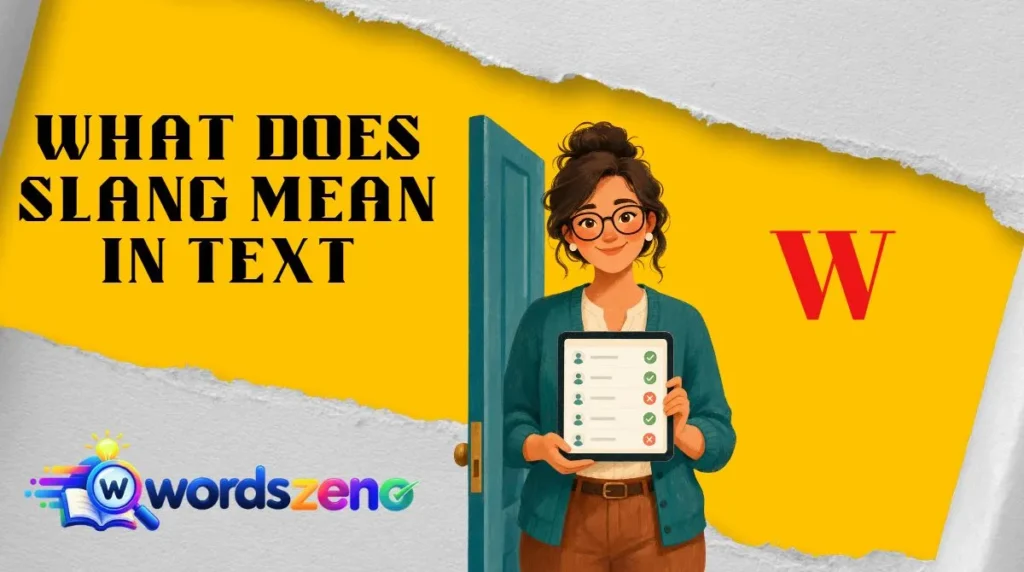 What Does “w meaning slang” Mean in Text?