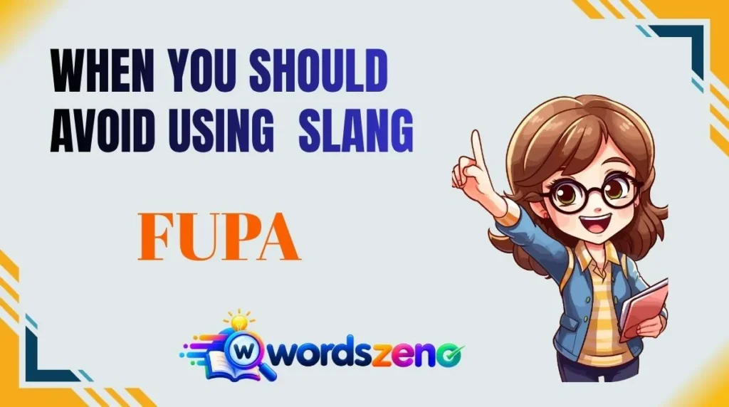 When You Should Avoid Using “FUPA”