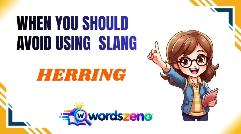 When You Should Avoid Using “herring”